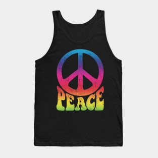PEACE - Rainbow Tank Top